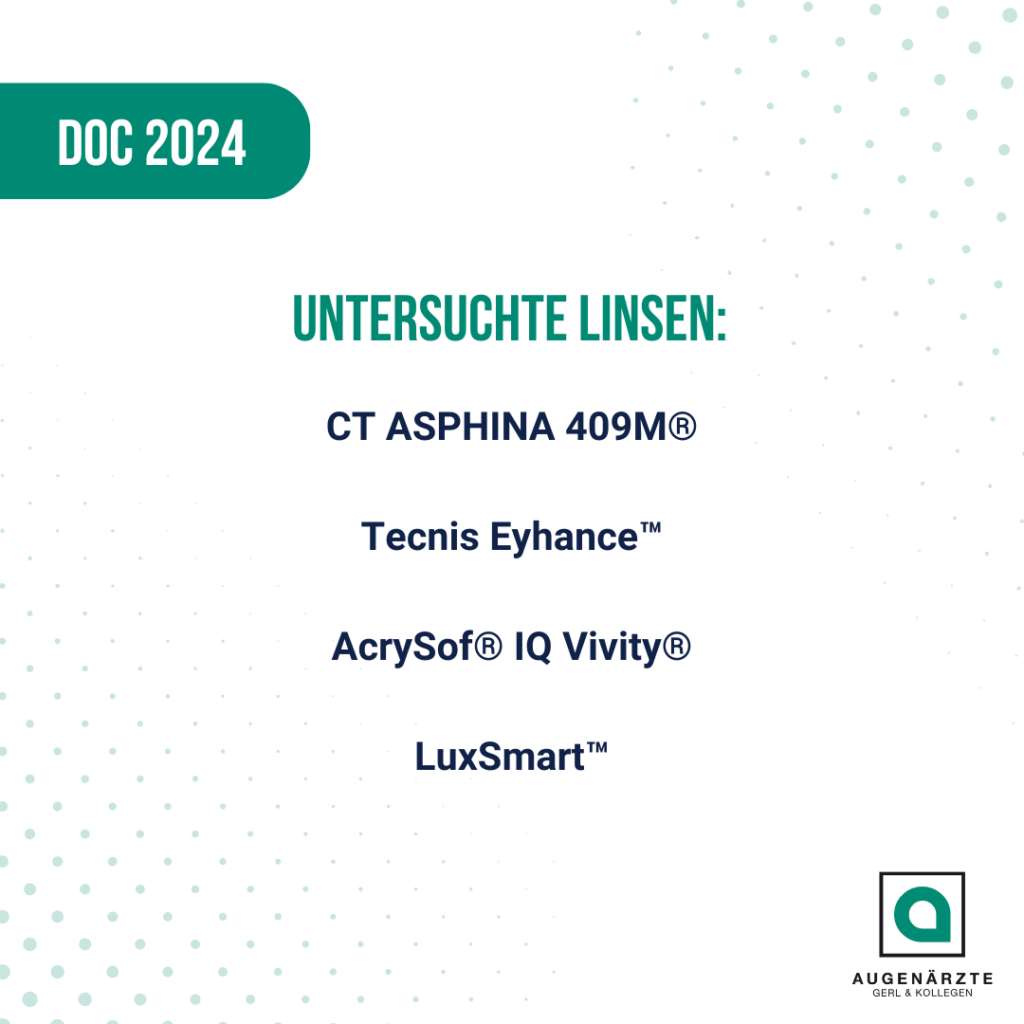 3 - Von Anwender zu Anwender | Erste Ergebnisse unserer unabhängigen Linsenvergleichsstudie - Augenärzte Gerl & Kollegen